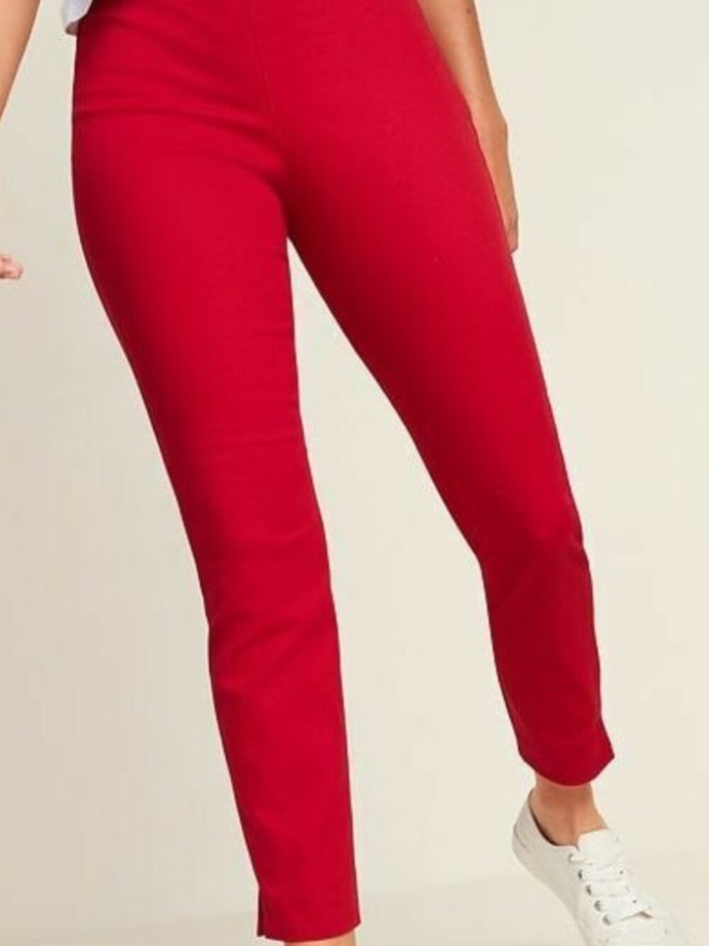 Old Navy Red Wow Pants Size 4 Side Zipper